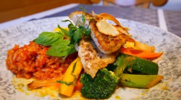 Börner-King GmbH Fischgericht des Restaurants Bei Christian in Massing