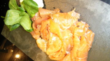 Speisen Leckerer Fisch Bei Christian in Massing