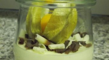 Speisen Leckeres Dessert Bei Christian in Massing