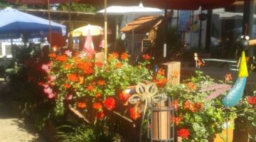 Restaurant Biergarten des Restaurants Bei Christian